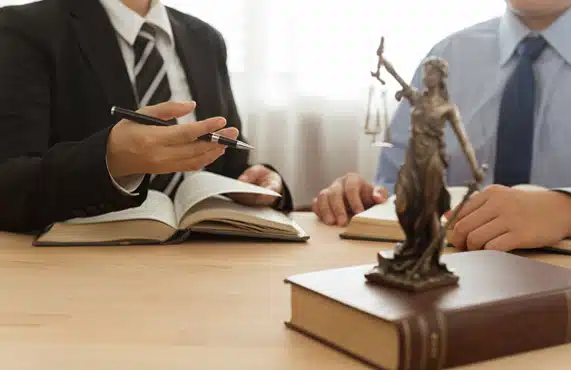 lawyers discussion in the office